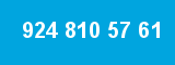 924 810 57 61 924 810 57 61